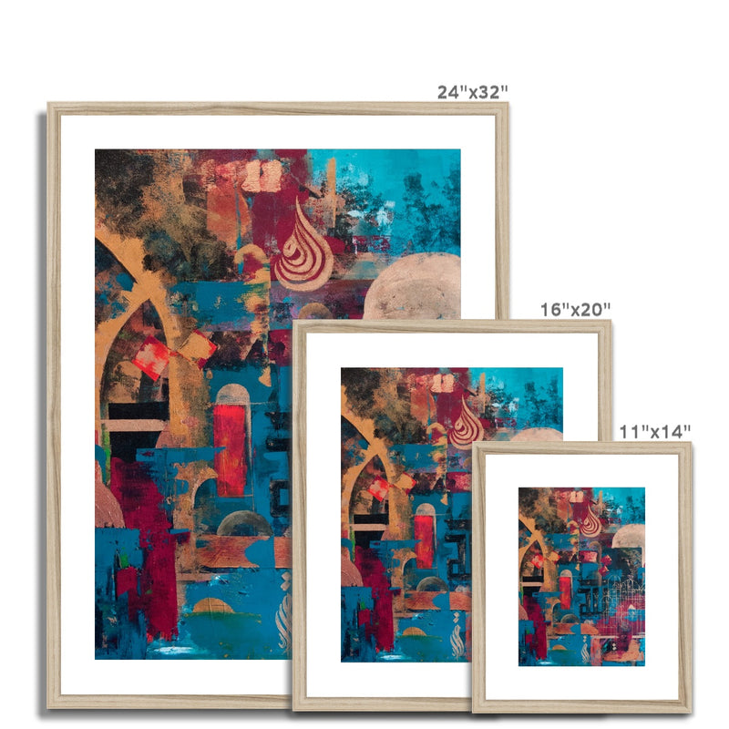 Fusion Framed Print | Siddiqa Juma