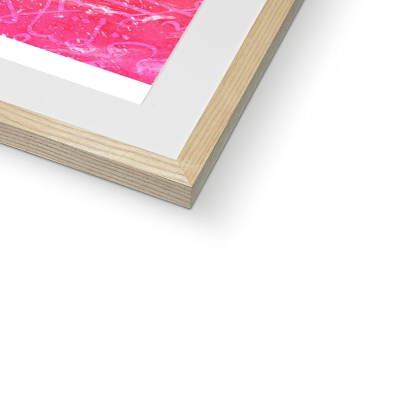 Calligraffiti Circle Framed Print | Teakster