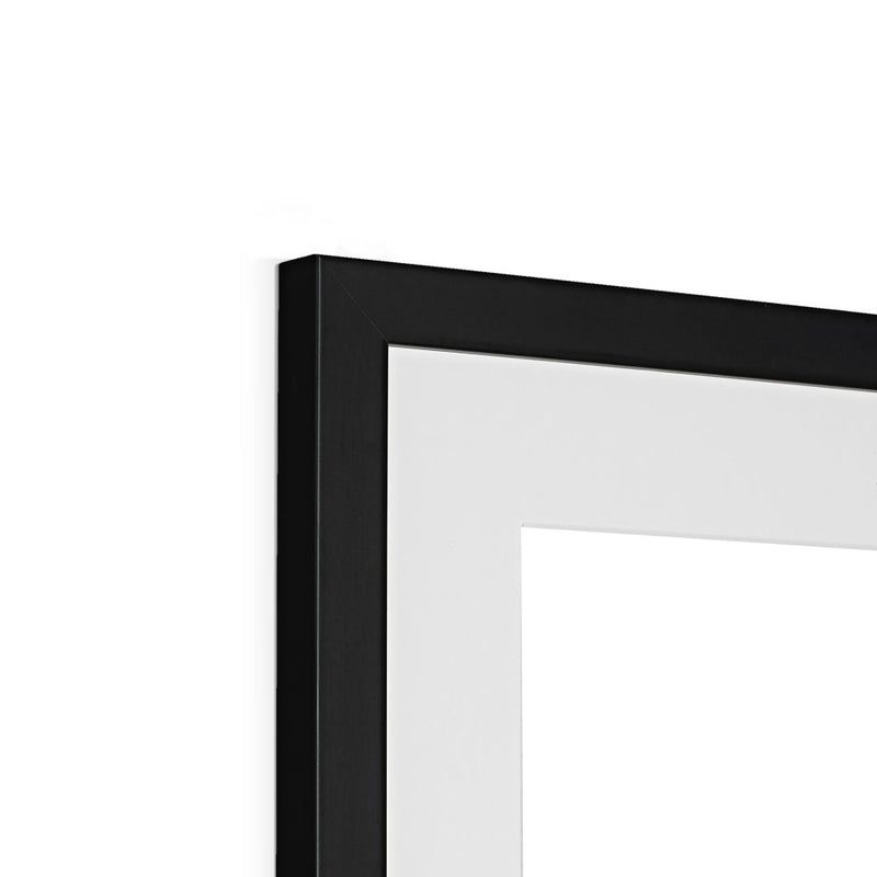 Abstracted Letters Framed Print | Mohammed Abdel Aziz