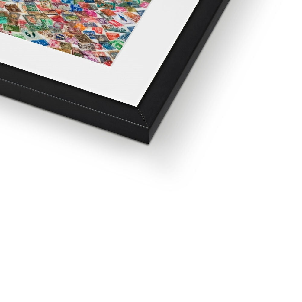Geographical Diversity Framed Print | Siddiqa Juma