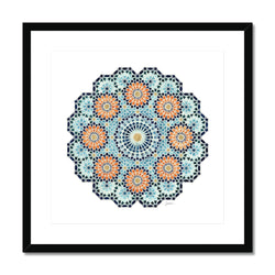 Blue Sun Framed Print | Sandy Kurt
