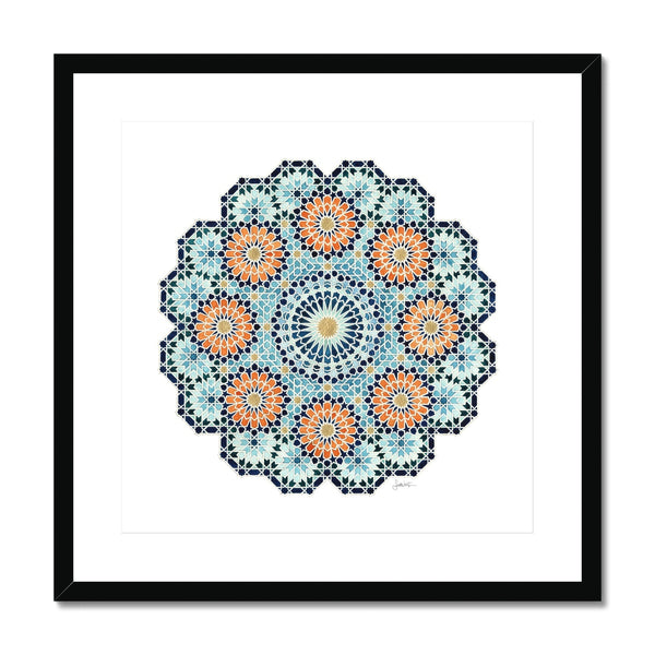 Blue Sun Framed Print | Sandy Kurt