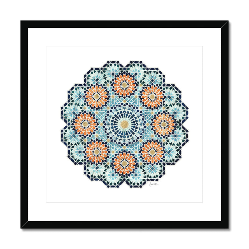 Blue Sun Framed Print | Sandy Kurt