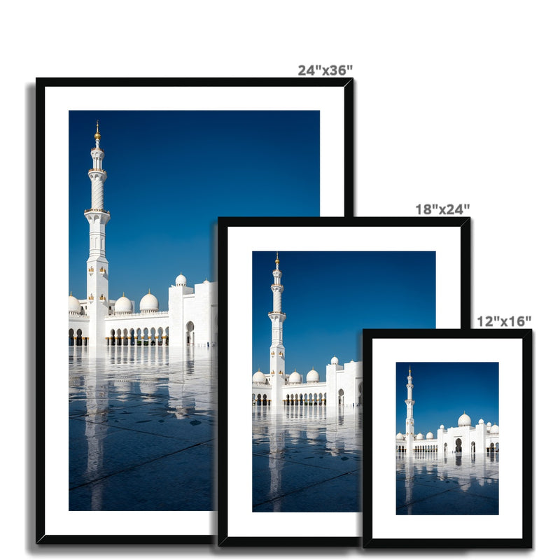 Sheikh Zayed 4 Framed Print | Ayaz Ali