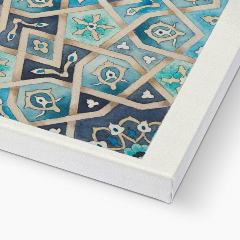 Baraka Blues Canvas | Margi Lake