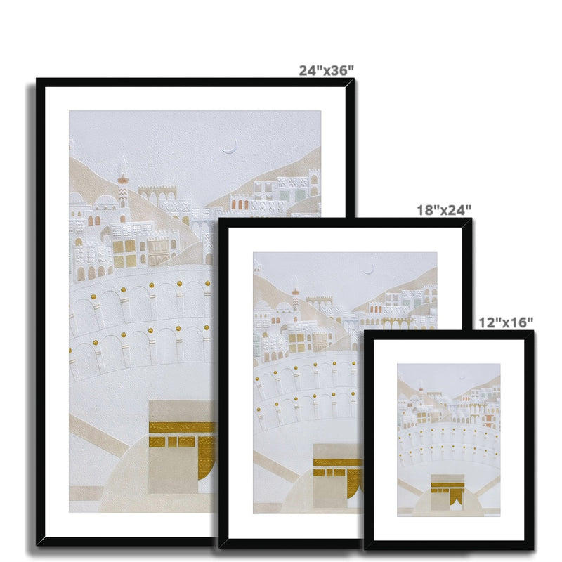 Makkah 1 | Raeda Ashour Framed & Mounted Print