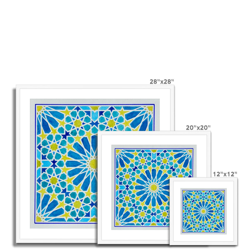 Turquoise Framed Print | Marido Coulon