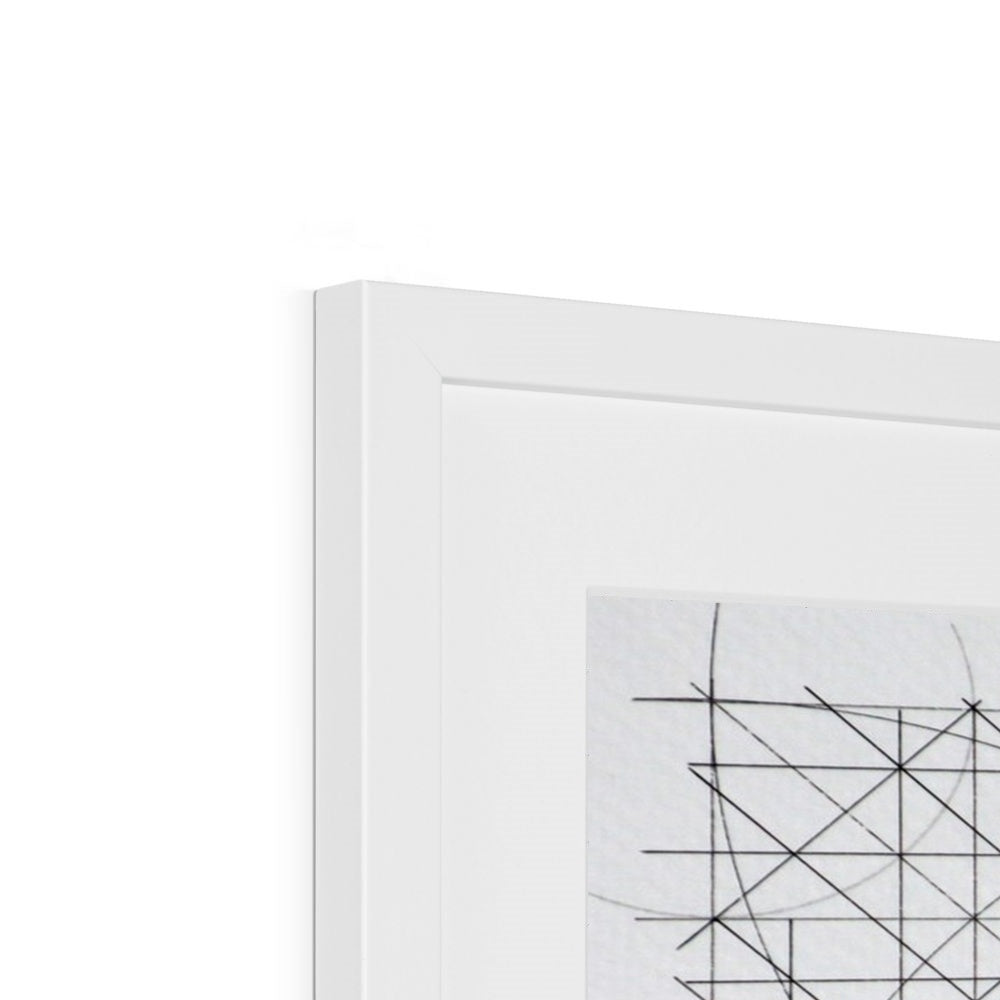 Classic Zellige Framed Print | Samira Mian