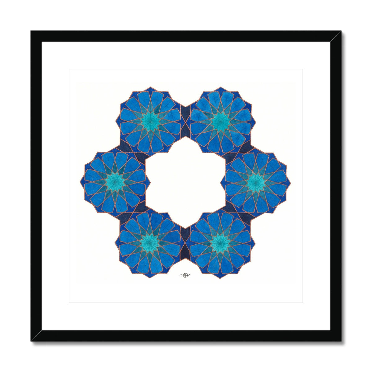 Twelvefold Torus Framed Print | Lieve Oudejans