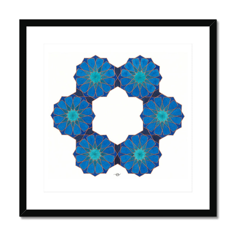 Twelvefold Torus Framed Print | Lieve Oudejans