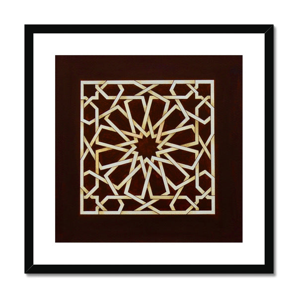 Square of Chocolate Framed Print | Marido Coulon