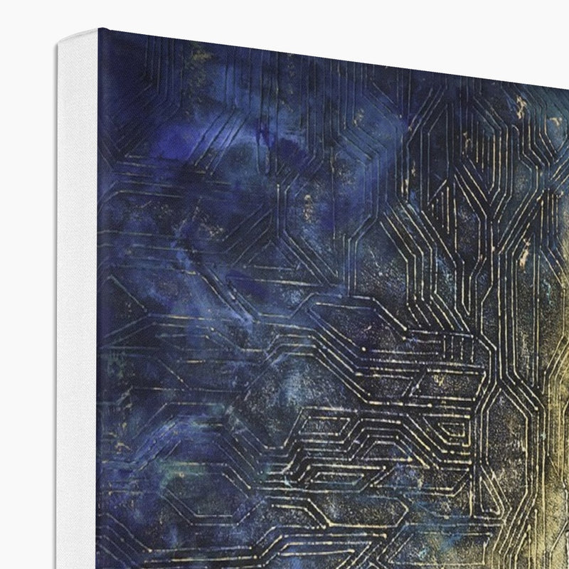 Tawaaf 2.3 Circuit Board Canvas | Siddiqa Juma