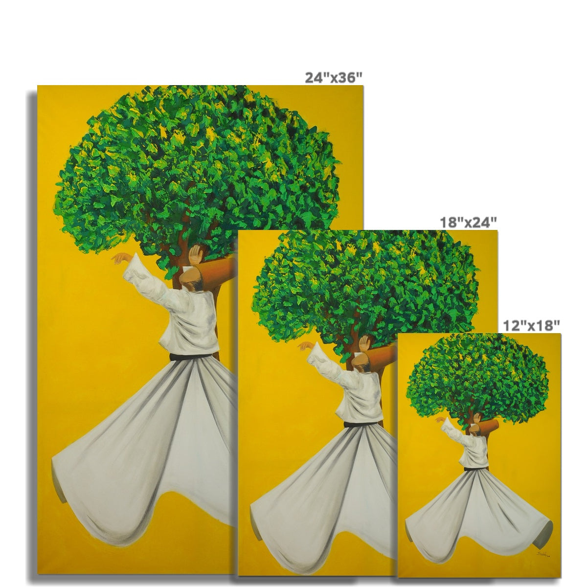 Sufi 4 Art Print | Sadaf Farasat