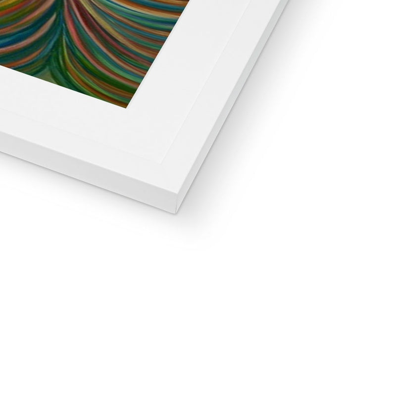 Allah Swirl Framed Print | Siddiqa Juma