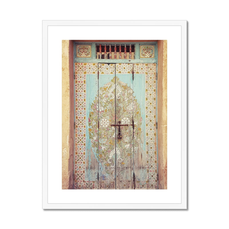 Painted Door Framed Print | Abu Ayyub