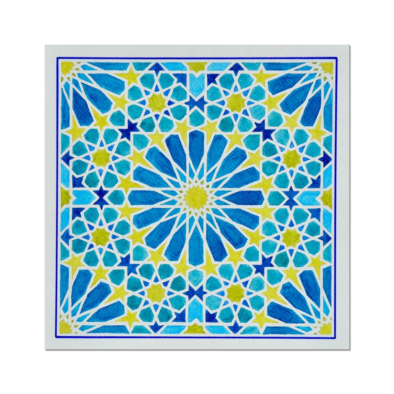 Turquoise Art Print | Marido Coulon