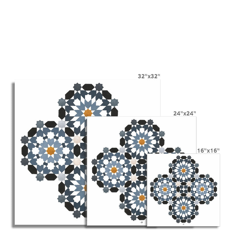 Morrocan Rosettes Art Print | Lieve Oudejans