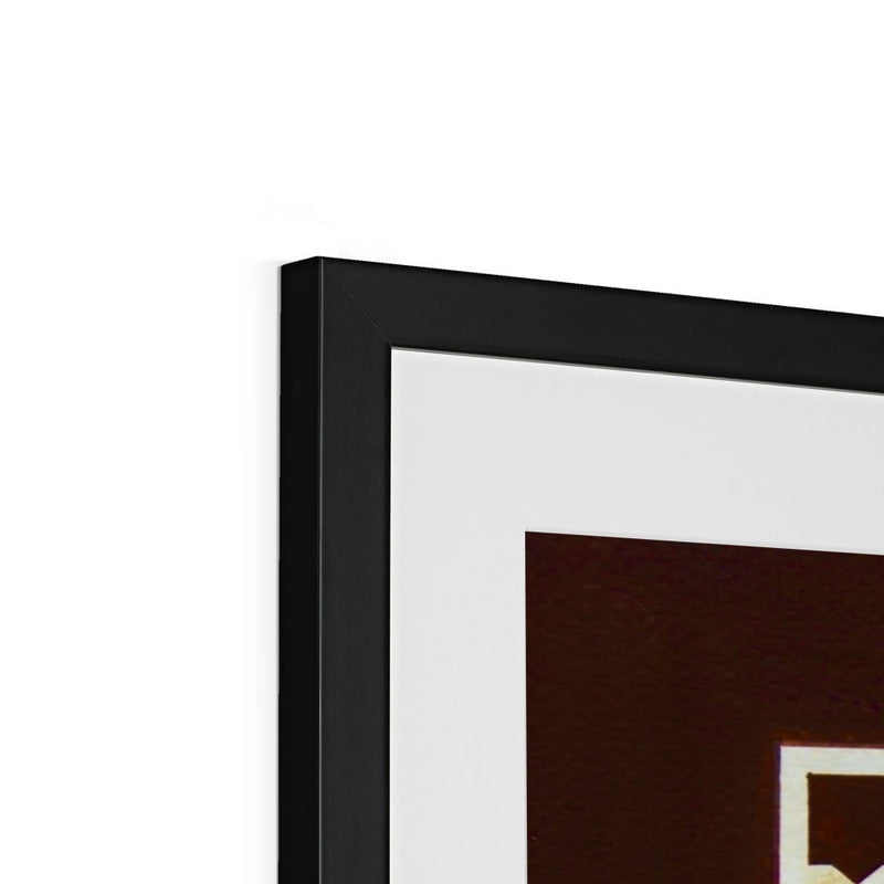 Square of Chocolate Framed Print | Marido Coulon