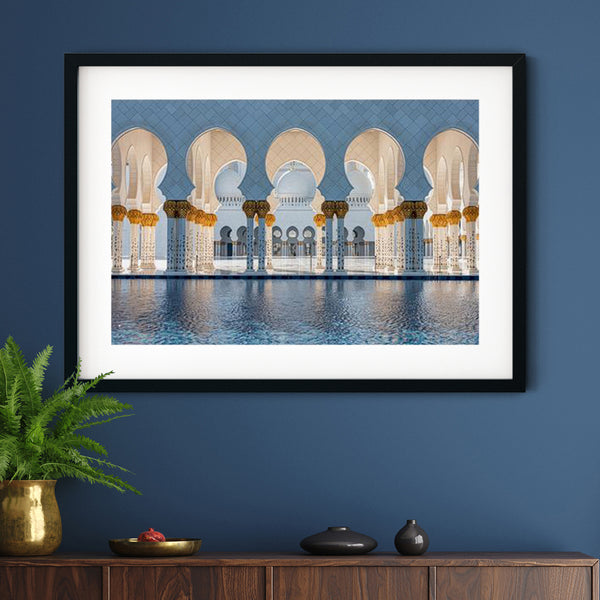 Sheikh Zayed 2 Framed Print | Ayaz Ali