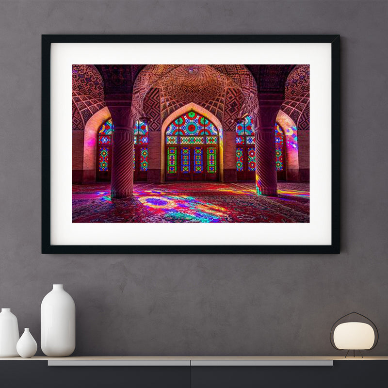 Nasirol Molk Mosque Shiraz Framed Print | Ayaz Ali