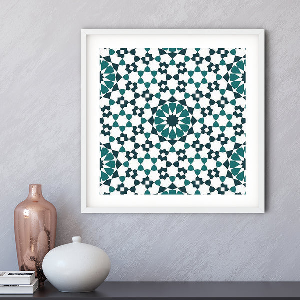 Twelve Sun and Birds | Islam Farid Framed & Mounted Print