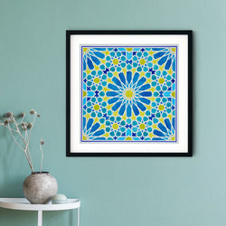 Turquoise Framed Print | Marido Coulon