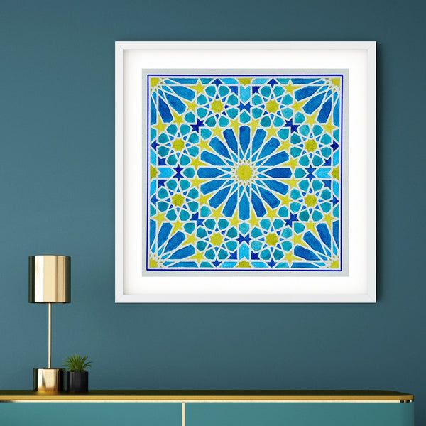 Turquoise Art Print | Marido Coulon