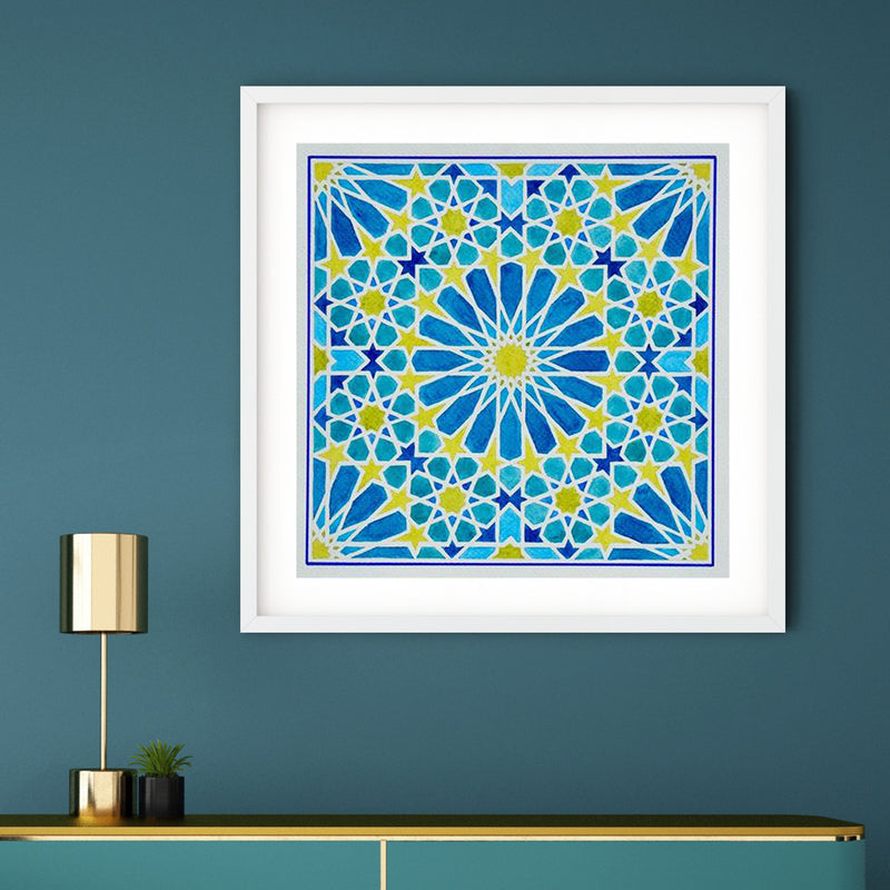 Turquoise Art Print | Marido Coulon