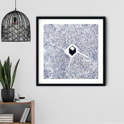 I Know I'm not alone Framed Print | Samir Malik