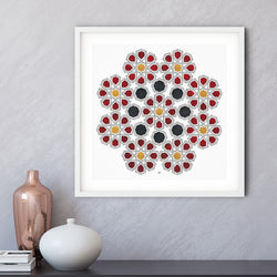 Sultan Lajins Minbar Framed Print | Lieve Oudejans