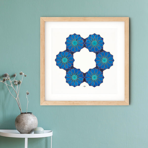 Twelvefold Torus Framed Print | Lieve Oudejans