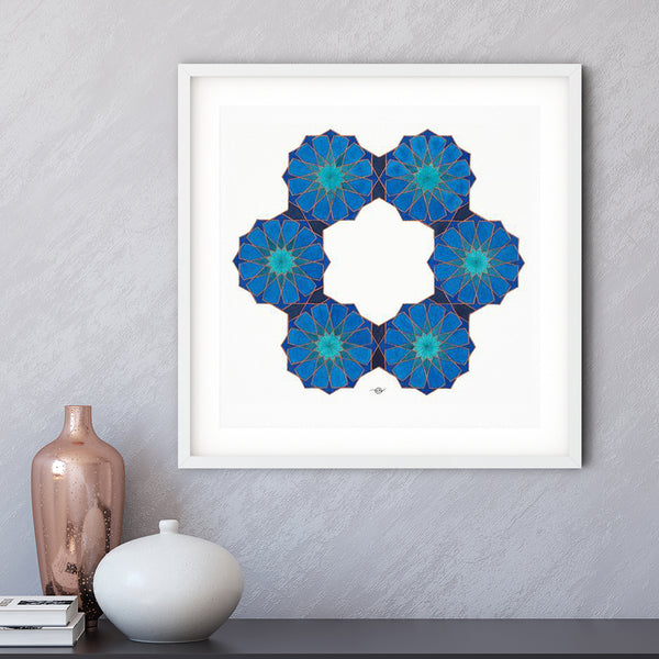 Twelvefold Torus Art Print | Lieve Oudejans