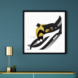 Abstracted Letters 2 Art Print | Mohammed Abdel Aziz
