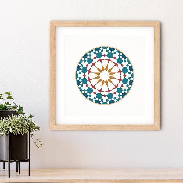 The Circle Art Print | Islam Farid