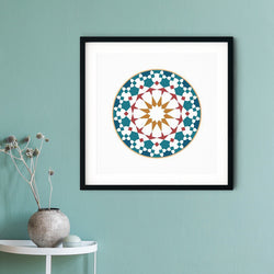 The Circle Framed Print | Islam Farid