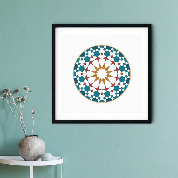 The Circle Framed Print | Islam Farid