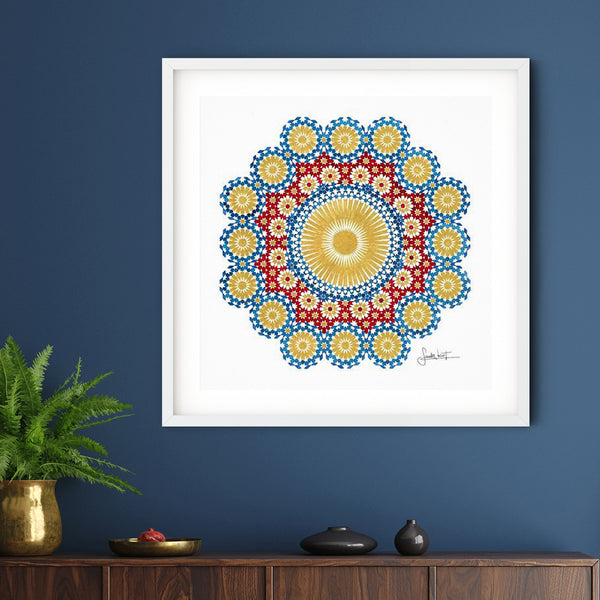 Heart Of Gold Art Print | Sandy Kurt