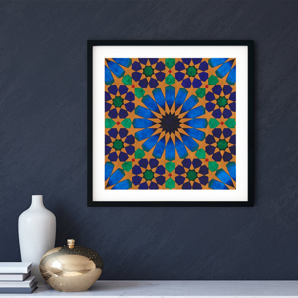 Tile of Mexuar Art Print | Lieve Oudejans