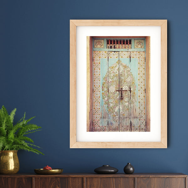 Painted Door Framed Print | Abu Ayyub