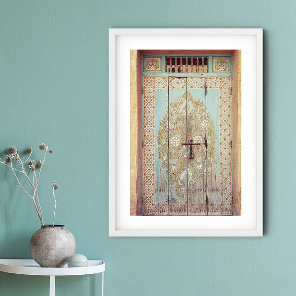 Painted Door Art Print | Abu Ayyub