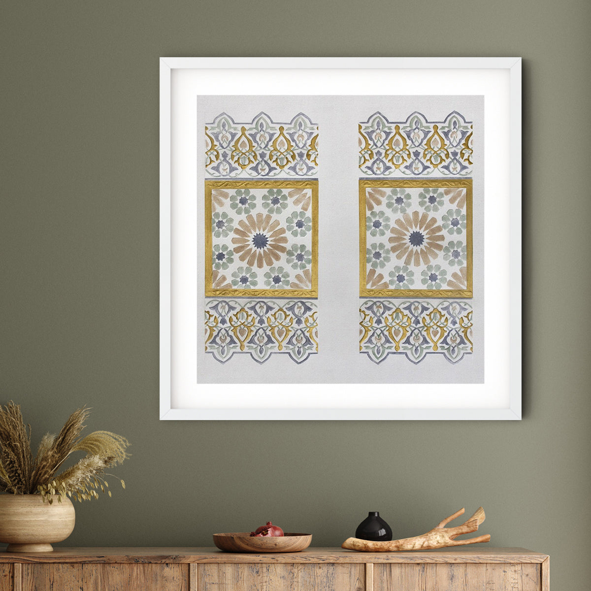 Motif 2 | Raeda Ashour Framed & Mounted Print