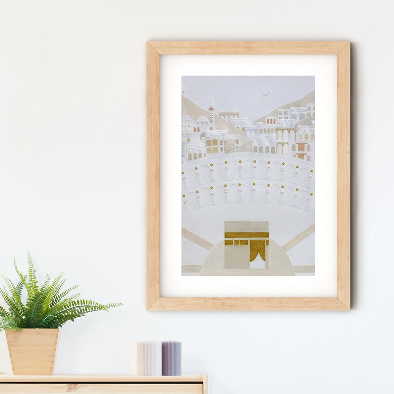 Makkah 1 | Raeda Ashour Framed & Mounted Print