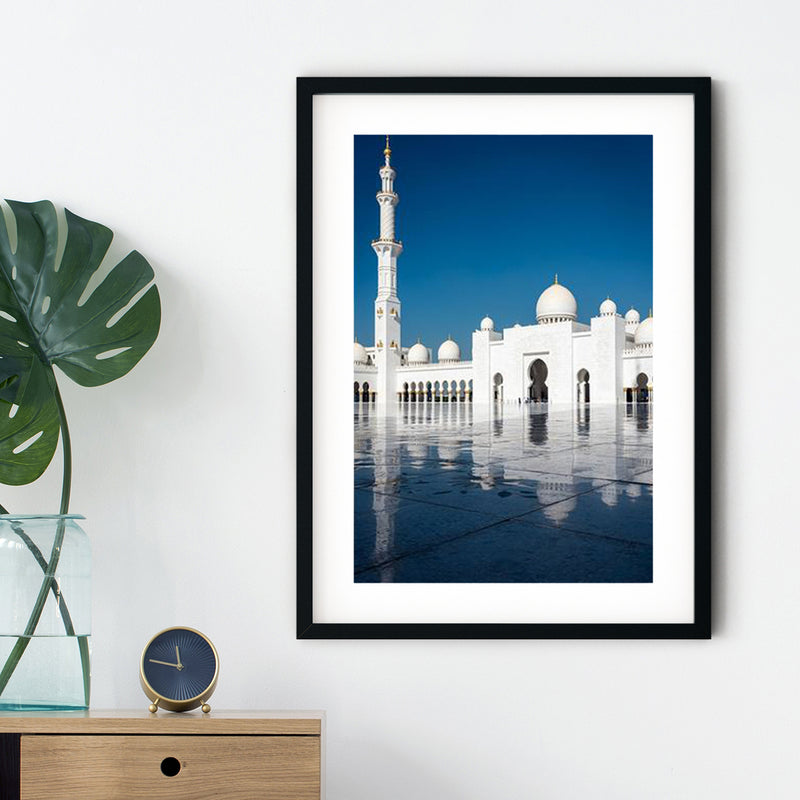Sheikh Zayed 4 Framed Print | Ayaz Ali