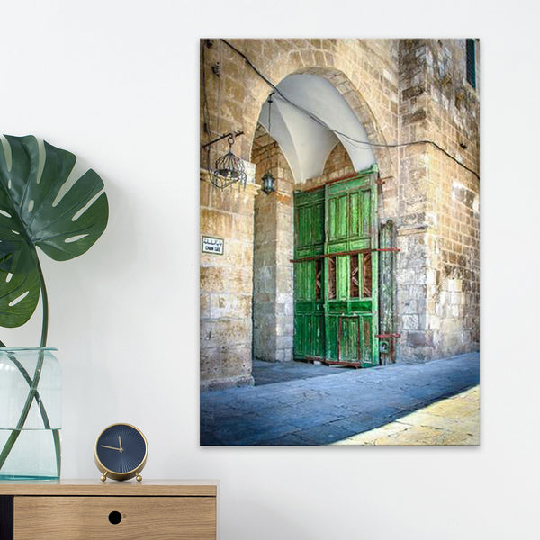 Door in Jerusalem, Palestine Canvas | Sara Russell