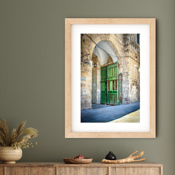 Door in Jerusalem, Palestine | Sara Russell Fine Art Print