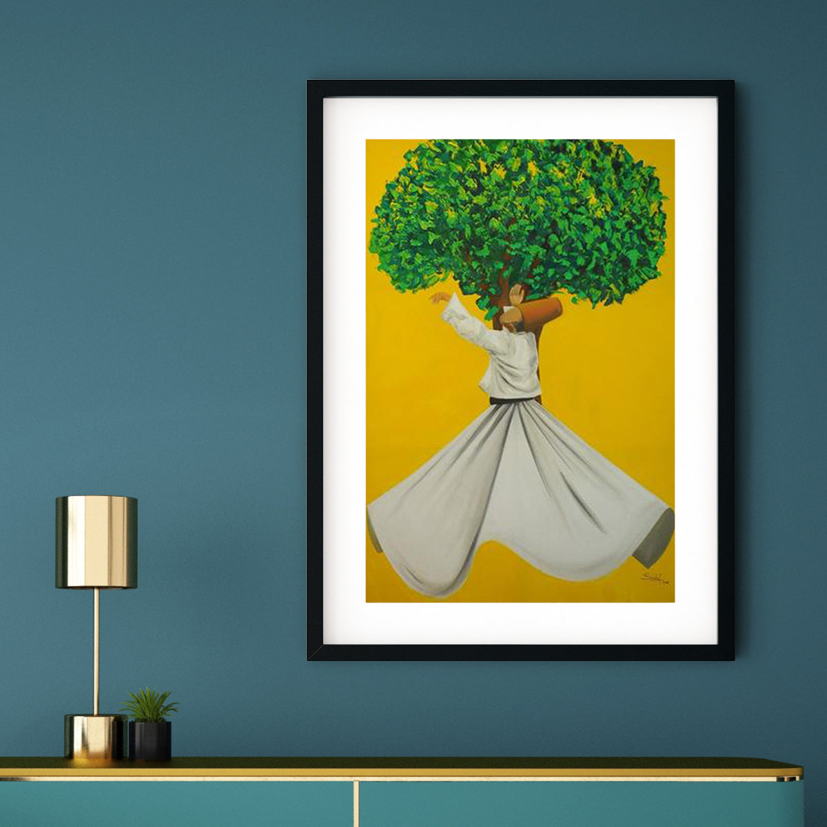 Sufi 4 Art Print | Sadaf Farasat