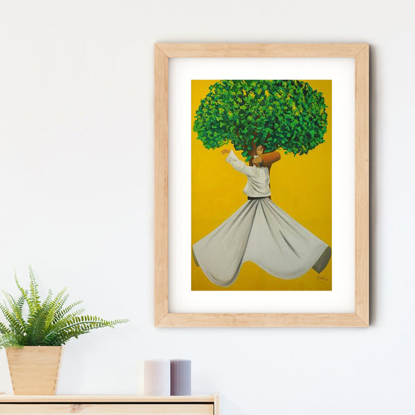 Sufi 4 Framed Print | Sadaf Farasat