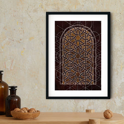 Damascus Window Art Print  | Zeynep Iqbal