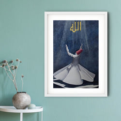 Sufi Light Art Print | Fatimah Agha