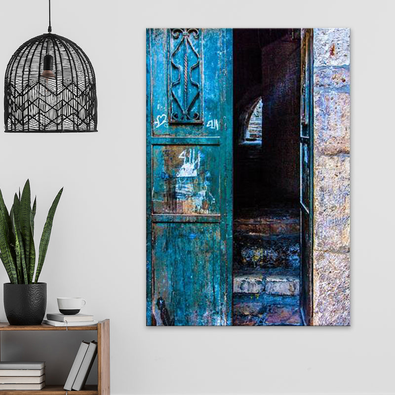 Blue Door Canvas | Sara Russell
